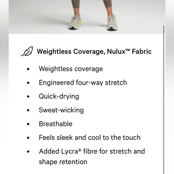 🆕❤️NWT LULULEMON Fast & Free 25” Tight - Picture 7 of 9